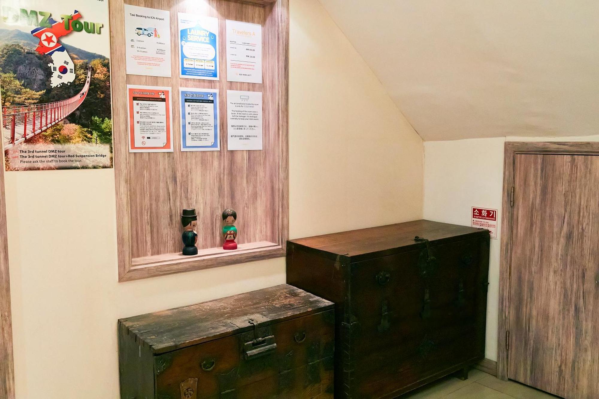 Travelers A Korea Hostel Seoul Bagian luar foto